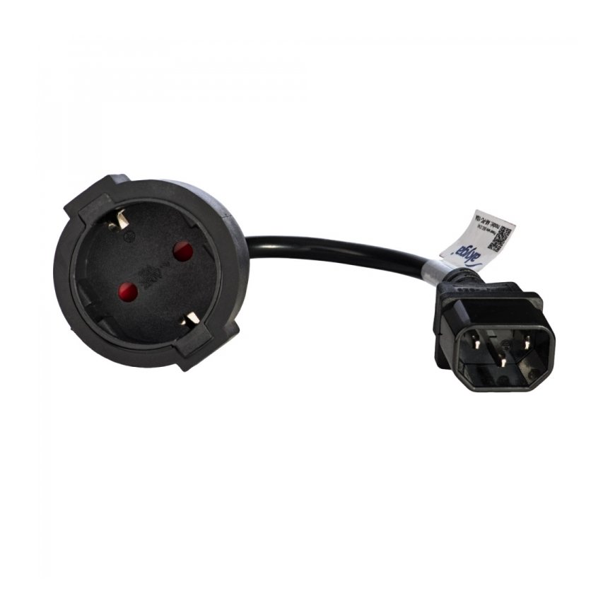 Akyga AK-PC-10A maitinimo kabelis Juoda 0,15 m CEE7/4 – 3