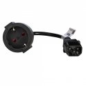 Akyga AK-PC-10A maitinimo kabelis Juoda 0,15 m CEE7/4 Akyga AK-PC-10A maitinimo kabelis Juoda 0,15 m CEE7/4