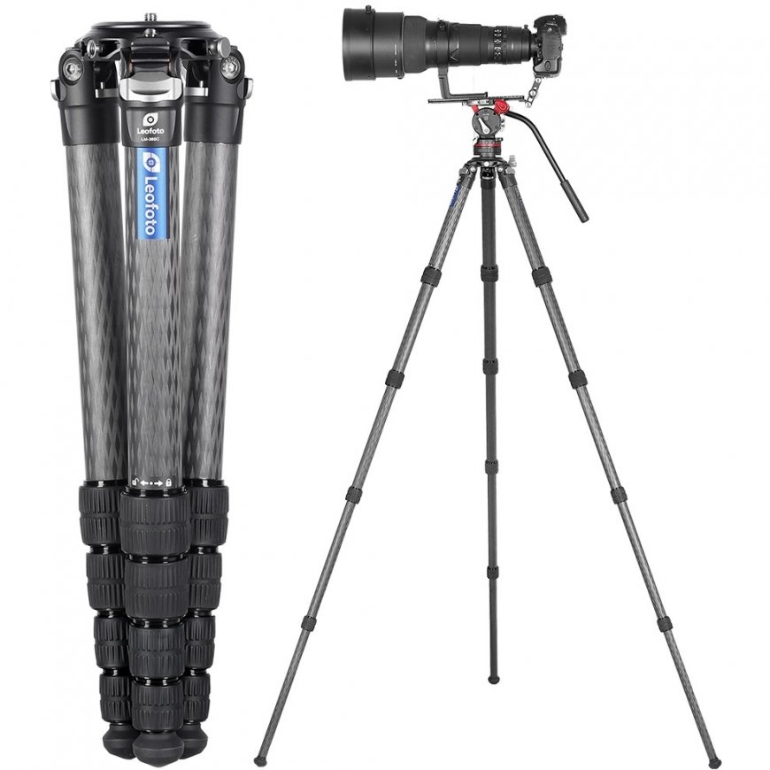 Leofoto LM-365C штатив Цифровая/пленочная камера 3 ножка(и) Черный, Серый – 2