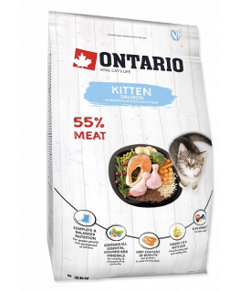 Dry food for kittens - Ontario Cat Kitten Salmon, 2 kg