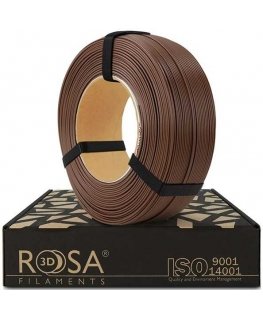 3D muovinen PLA ruskea (suklaaruskea) 1,75mm 1kg täyttöpakkaus Rosa3D