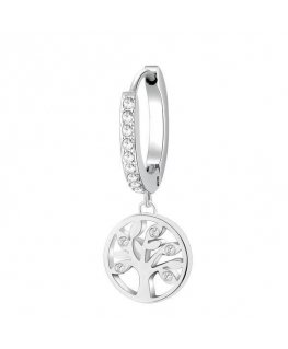Brosway teräksiset yksittäiskorvakorut Tree of Life Chakra BHKE004