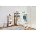 Zeller Bamboo Bamboo shelf for the bathroom, bookshelf with laundry basket, ladder-type ... Zeller Bamboo Bamboo shelf for the bathroom, bookshelf with laundry basket, ladder-type ...
