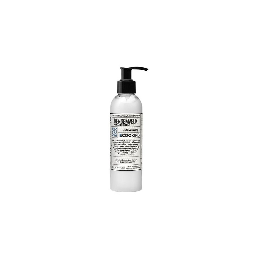 Ecooking, RenseMaelk, Cleansing and Hydrating, Cleansing Milk, For Face, 200 ml
