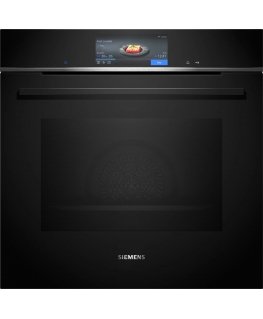 Siemens iQ700 HB778G3B1 orkaitė 71 L Juoda, Nerūdijančiojo plieno