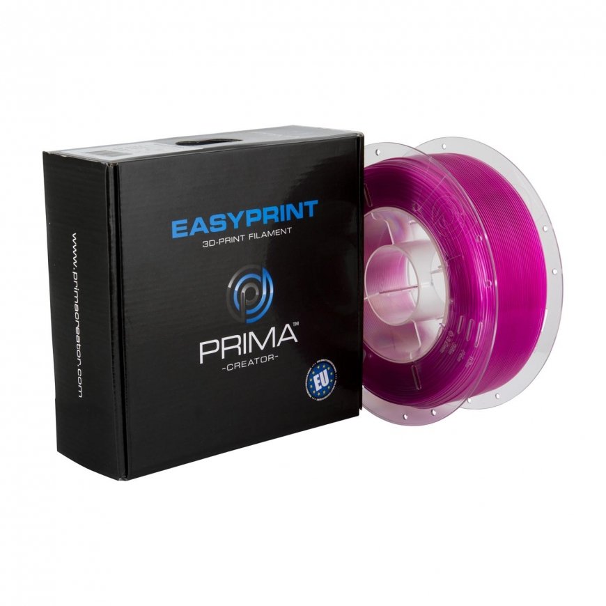 PrimaCreator 3D plastic EasyPrint PET-G 1.75 mm 1kg - Transparent Purple – 3
