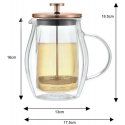 THERMAL COFFEE/TEA PISTON MAKER 600ml KLAUSBERG KB-7722 THERMAL COFFEE/TEA PISTON MAKER 600ml KLAUSBERG KB-7722