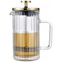 ZAPARZACZ DO KAWY HERBATY SZKLANY 600ML FRENCH PRESS KLAUSBERG KB-7760 Golden ZAPARZACZ DO KAWY HERBATY SZKLANY 600ML FRENCH PRESS KLAUSBERG KB-7760 Golden