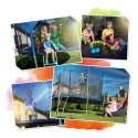 8 ft / 252 cm garden trampoline with inner net and Neo-Sport ladder