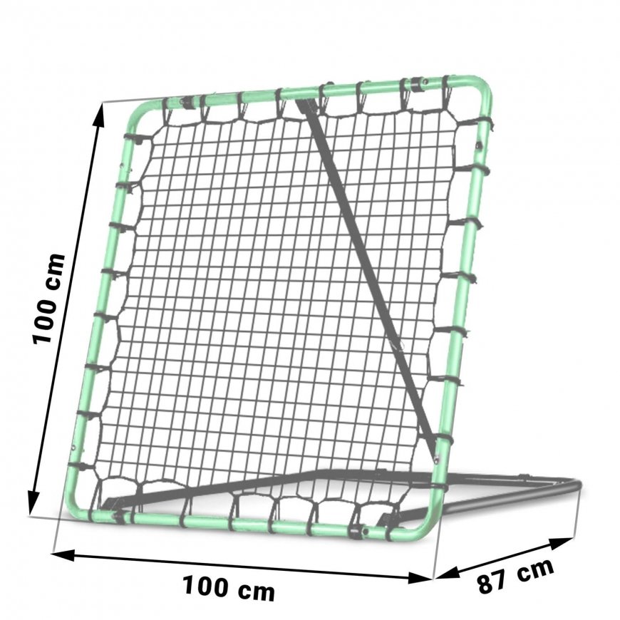 Neo-Sport rebound ball training goal 100 x 100 cm – 4