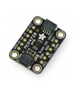 MCP4728 DAC I2C converter, 4 channels + EEPROM, Adafruit 4470