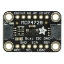 MCP4728 DAC I2C muunnin, 4 kanavaa + EEPROM, Adafruit 4470 MCP4728 DAC I2C muunnin, 4 kanavaa + EEPROM, Adafruit 4470