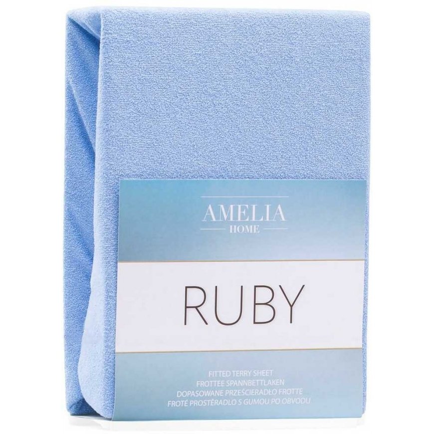AmeliaHome FITTEDFRO/AH/RUBY/L.BLUE28/140-160x200+30