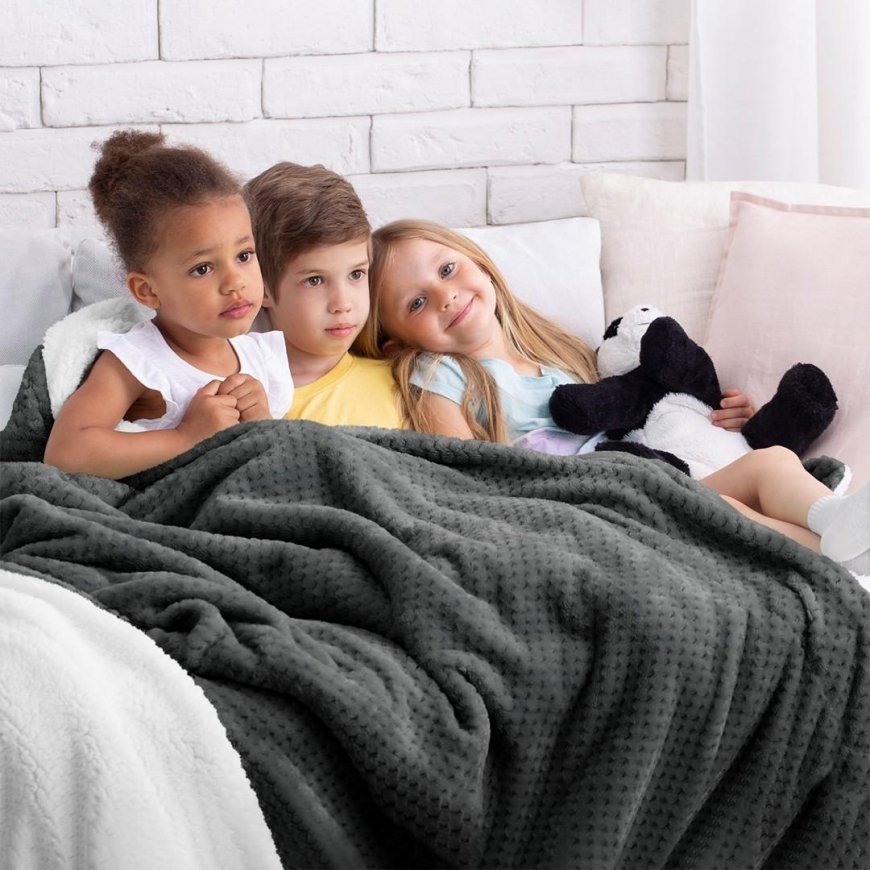 AmeliaHome Peitto SHLEEPY, 170X210 cm, väri: tummanharmaa – 4