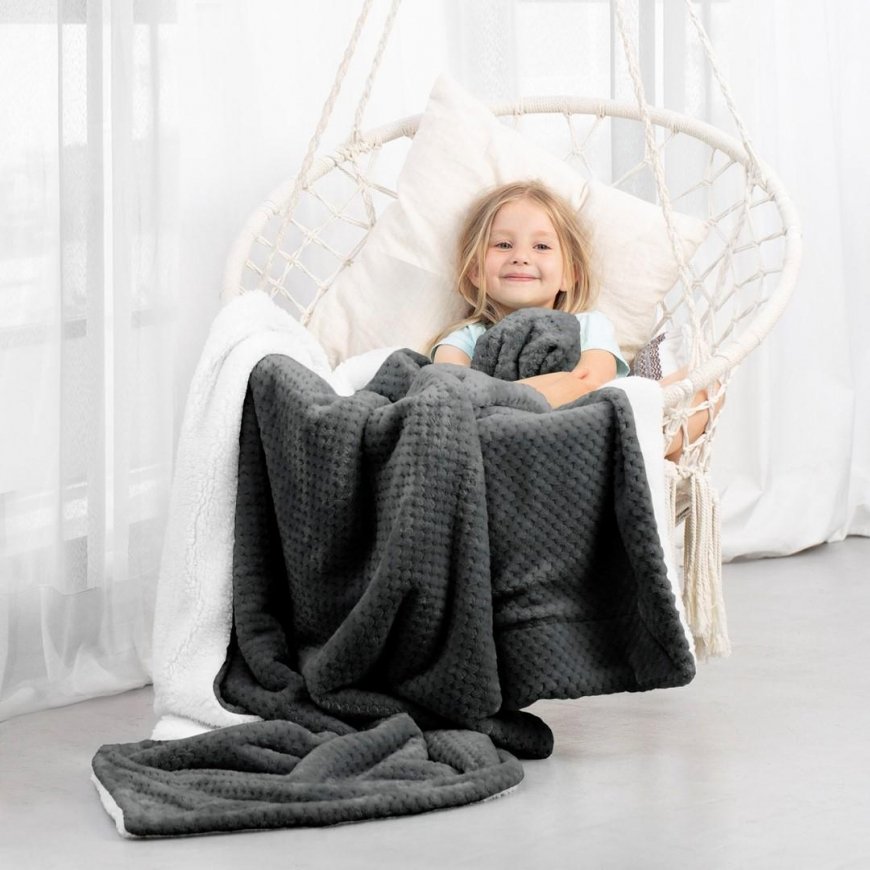 AmeliaHome Peitto SHLEEPY, 170X210 cm, väri: tummanharmaa – 5