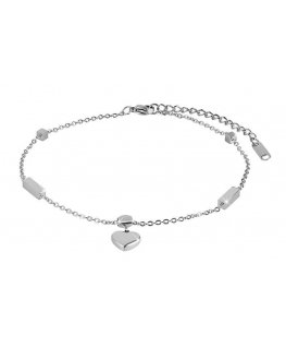 Troli Steel leg chain with heart