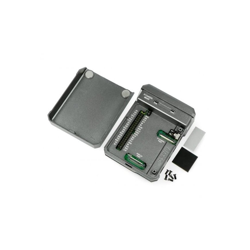 Argon40 Raspberry Pi 4B alumiinikotelo Argon Neo - harmaa – 2