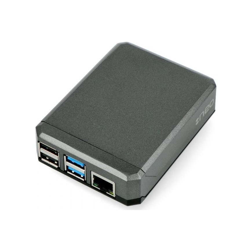 Argon40 Raspberry Pi 4B alumiinikotelo Argon Neo - harmaa – 5