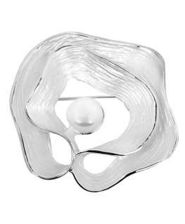 Jwl Luxury Pearls Unique Brooch, 2in1 Trunk Lid, with JL0380 Right Pearl