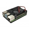 Lonten Technology justPi case for Raspberry Pi 4B - aluminum with two fans - black - LT-4B02 Lonten Technology justPi case for Raspberry Pi 4B - aluminum with two fans - black - LT-4B02
