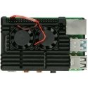 Lonten Technology justPi dėklas Raspberry Pi 4B - aliuminis su dviem ventiliatoriais - juodas - LT-4B02 Lonten Technology justPi dėklas Raspberry Pi 4B - aliuminis su dviem ventiliatoriais - juodas - LT-4B02