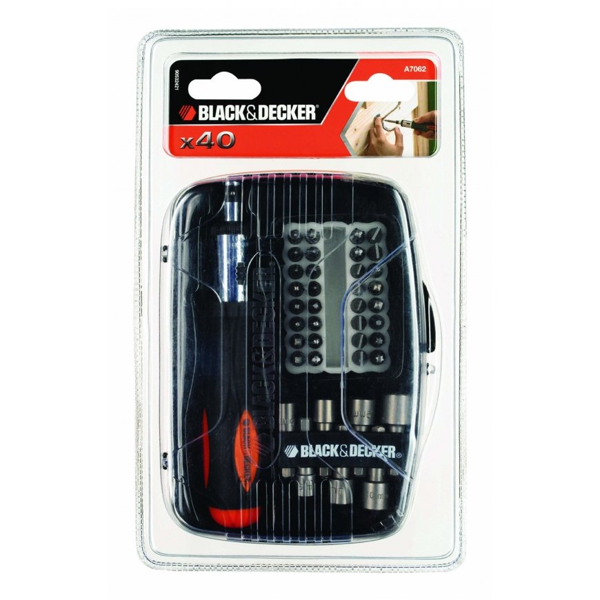 Black & Decker A7062 rankinis atsuktuvas Daugiafunkcis atsuktuvas Atsuktuvas su terkšlėm