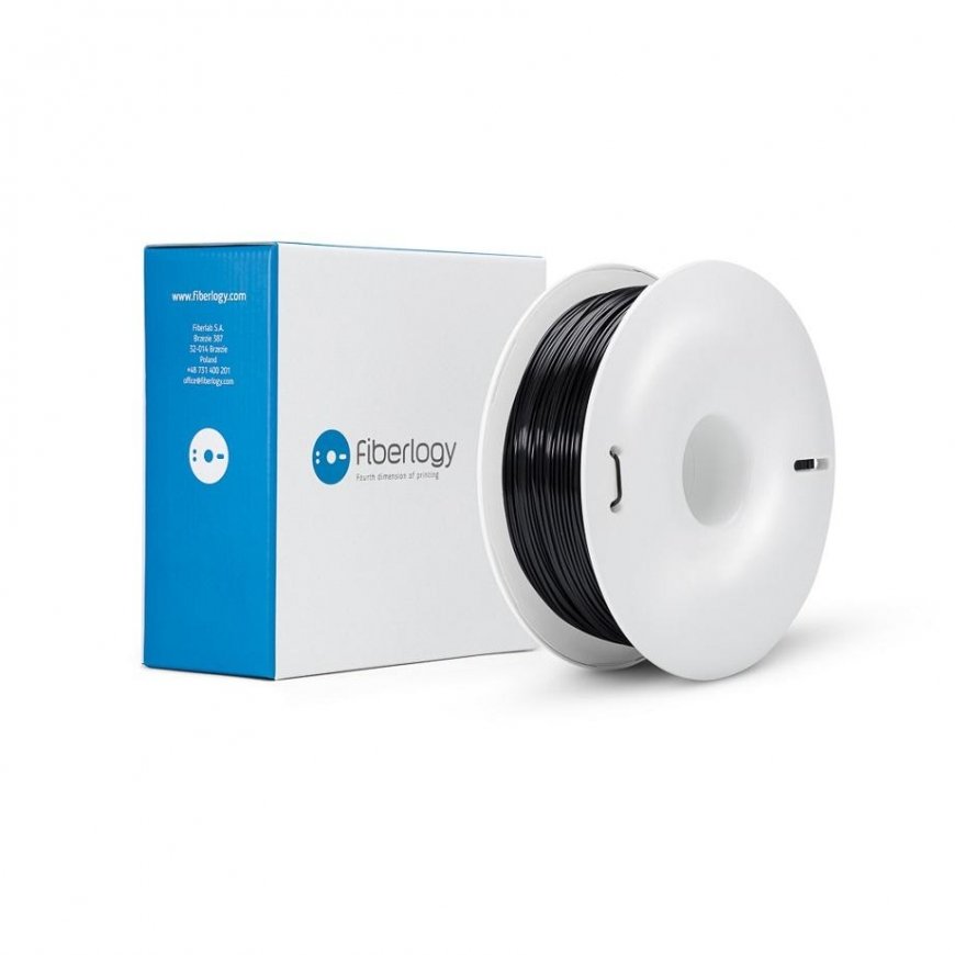 3D muovi Fiberlogy ASA 1,75mm 0,75kg – musta – 3