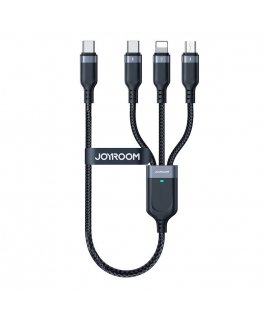 Multi-function USB to USB-C 2x Lightning Micro Joyroom Cable S-A18