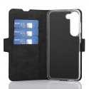 Wave WAVE-BC-SS-S23-BK mobilo telefonu apvalks 15,5 cm (6.1") Folio Melns Wave WAVE-BC-SS-S23-BK mobilo telefonu apvalks 15,5 cm (6.1") Folio Melns