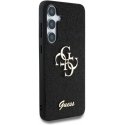 Guess Fixed Glitter Big 4G Metal Logo Samsung Galaxy S25 dėklas telefonui juodos spalvos Guess Fixed Glitter Big 4G Metal Logo Samsung Galaxy S25 dėklas telefonui juodos spalvos