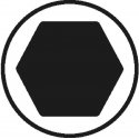 1/2 inch square impact socket with 8 mm hex head, KOKEN [14012M-60 8]