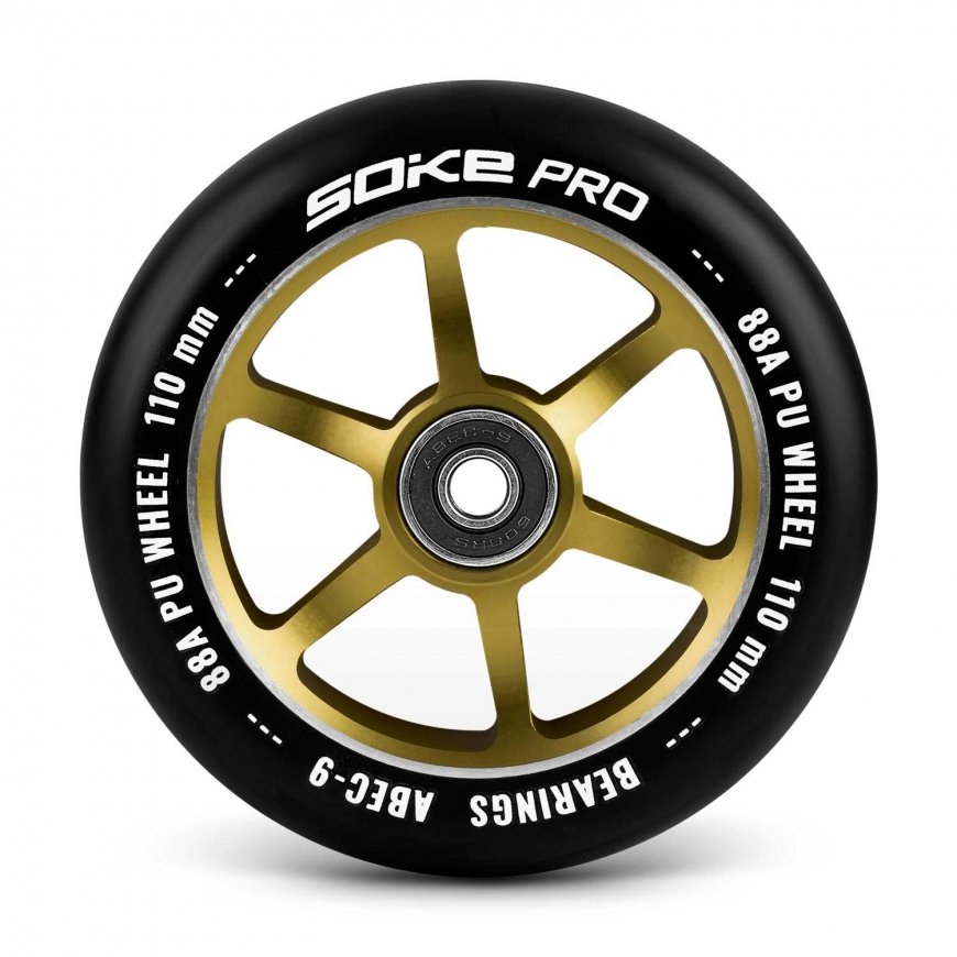 Soke Scooter Wheel 110 mm kultaa 2 kpl – 2