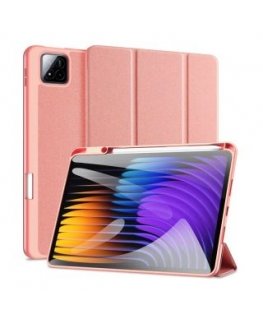 Xiaomi Redmi Pad 7/7 Pro Domo Series Tri-fold Stand PU Leather Tablet Cover Pink