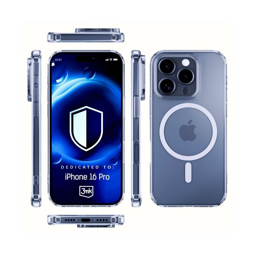 3MK MagCase mobile phone case 16 cm (6.3") Cover Transparent – 3