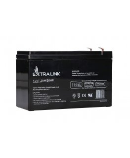 Extralink AGM 12V 7.2Ah - Batterie - 7.200 mAh Suletud pliiaku (VRLA) 7,2 Ah