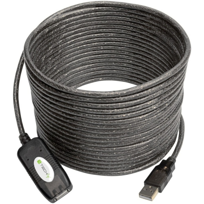 Techly Active Extension Cable USB 2.0 Hi-Speed 10m IUSB-REP10TY – 3