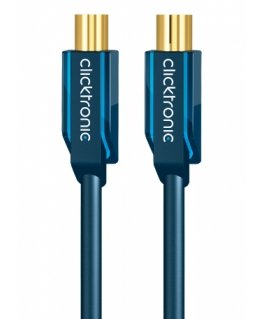 ClickTronic 10m Antenna Cable koaksikālais kabelis Coax M Coax FM Zils