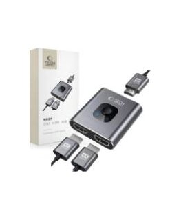 Tech-Protect HB07 HUB Adapter 2in1 HDMI 4K 60HZ - gray