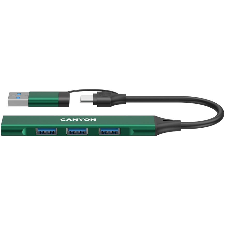 PROMATE LiteHub-4 USB-C Hub 3x USB 2.0 / 1x USB 3.0 – 2