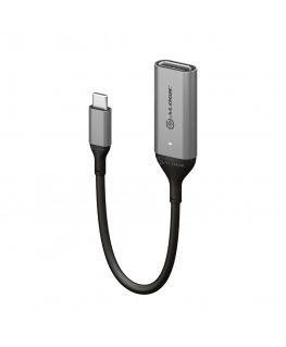 ALOGIC ULUCDP-ADP USB графический адаптер 3840 x 2160 пикселей Черный, Серый