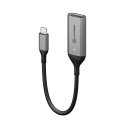 ALOGIC ULUCDP-ADP USB ekrano adapteris 3840 x 2160 pikseliai Juoda, Pilka