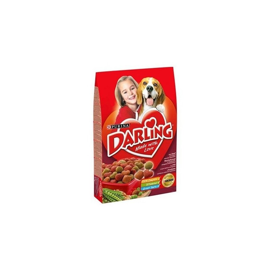 Purina Darling 15 kg Suaugusių Jautiena, Daržovių
