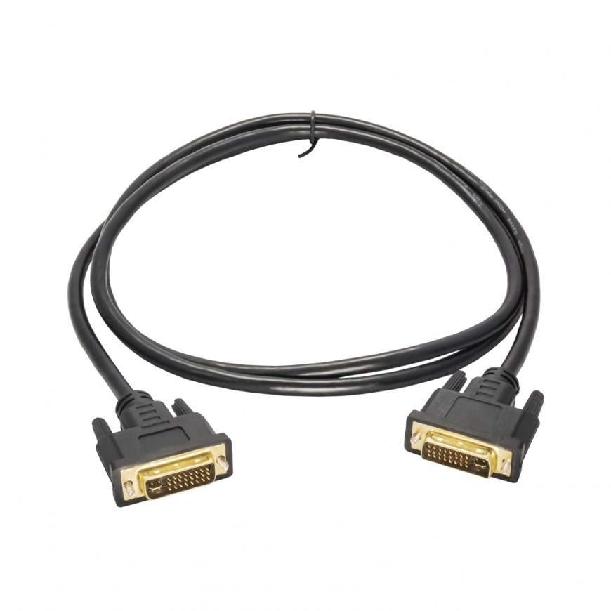 Akyga AK-AV-02 DVI-kaabel 1,8 m DVI-I Must