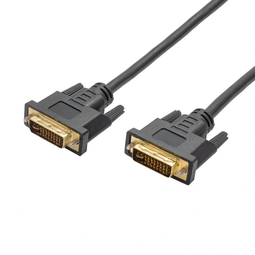Akyga AK-AV-02 DVI kabelis 1,8 m DVI-I Juoda – 2