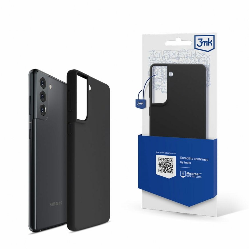 3MK Silicone Case mobilo telefonu apvalks Melns