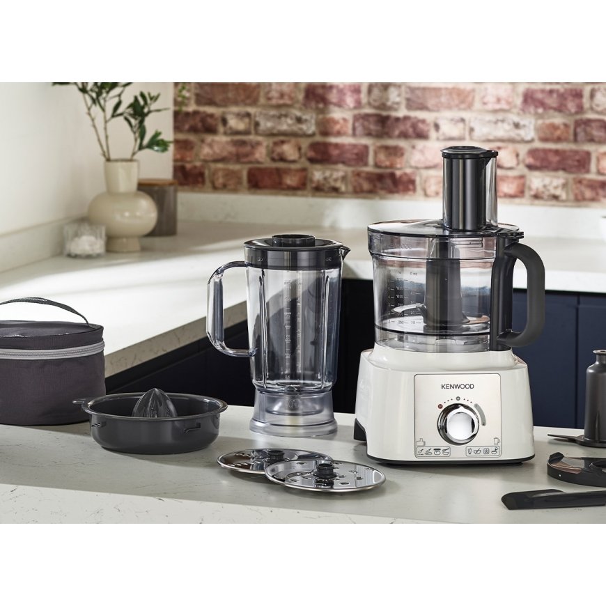 Kenwood MultiPro Express monitoimikone 1000 W 3 L Ruostumaton teräs, Valkoinen – 4