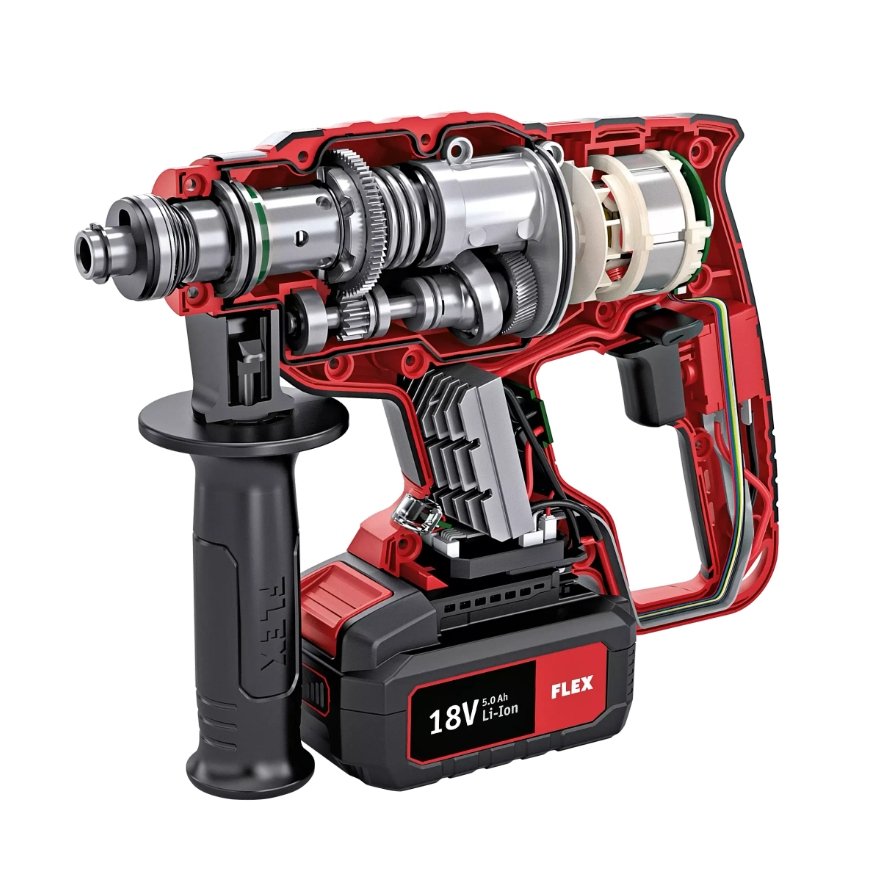 Flex CHE 18.0-EC rotary hammer 18 W 1400 RPM SDS Plus – 3