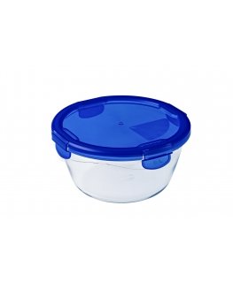 Pyrex 287PG00 pārtikas uzglabāšanas konteiners Apaļš Bļoda 0,7 L Zils, Caurspīdīgs 1 pcs