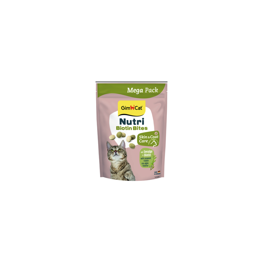 Treats for cats - GimCat NUTRI BIOTIN BITES SEEALGE 425gr