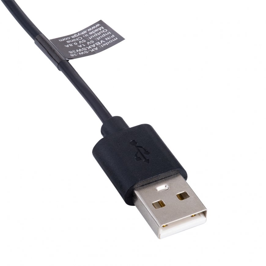 Akyga AK-SW-38 mobiliojo įrenginio kroviklis Išmanusis laikrodis Juoda USB Vidaus – 3